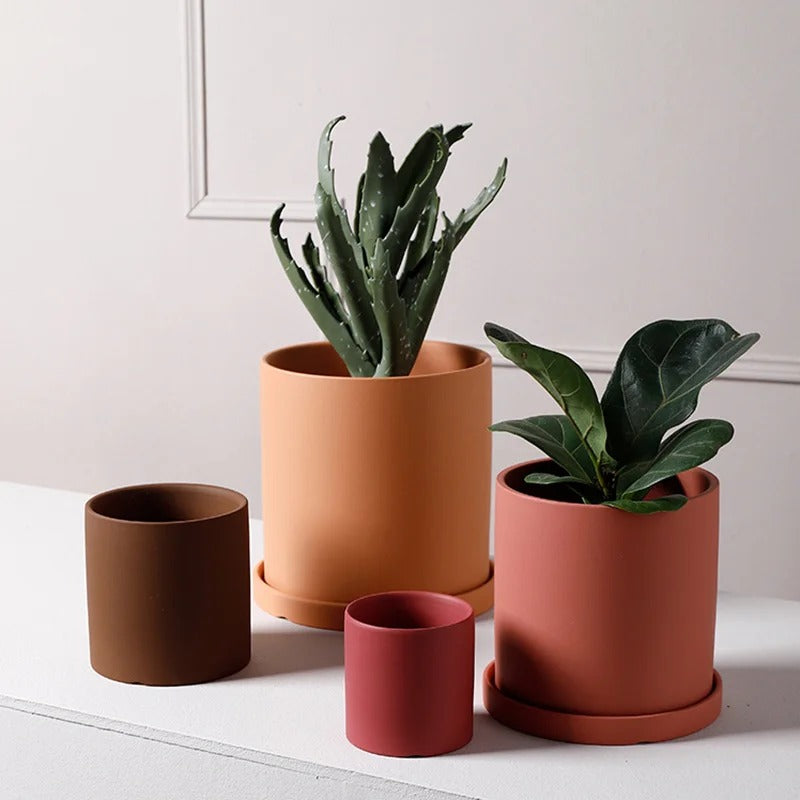 Doncavo™ ScandiBloom Ceramic Planter
