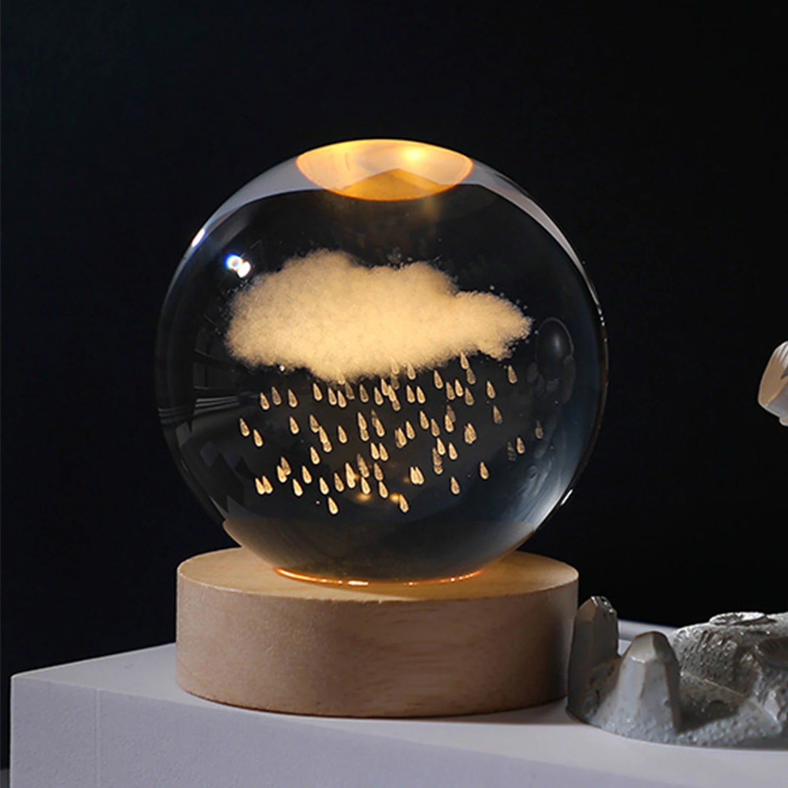 Doncavo™ Celestia Crystal Galaxy Night Light