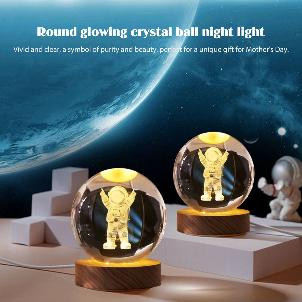 Doncavo™ Celestia Crystal Galaxy Night Light