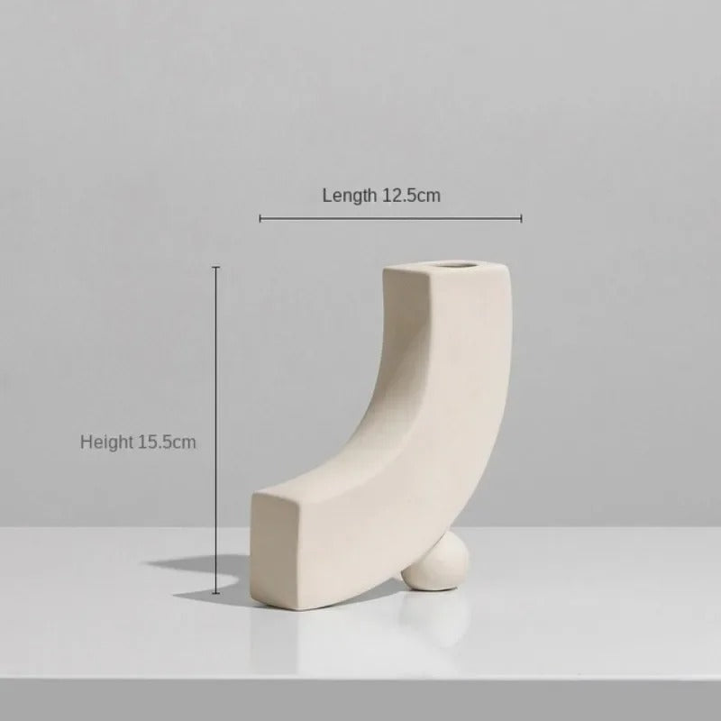 Doncavo™ Nordica Ceramic Art Vase