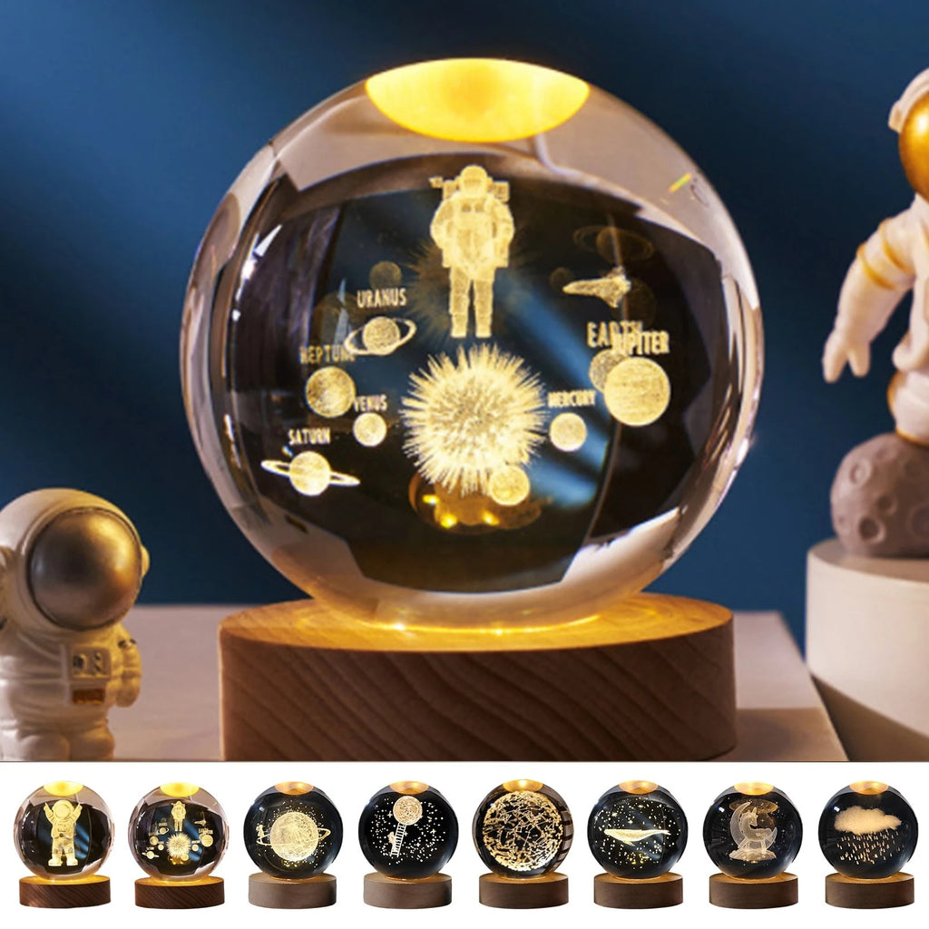 Doncavo™ Celestia Crystal Galaxy Night Light