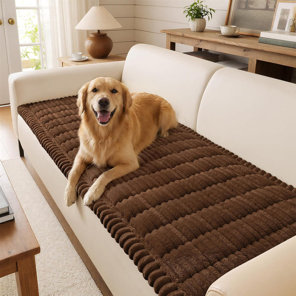Doncavo™ Non-Slip Fuzzy Couch Cover for Dogs