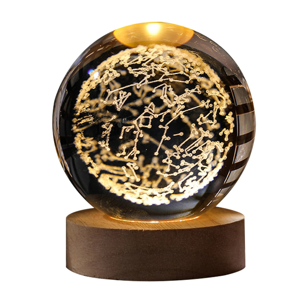 Doncavo™ Celestia Crystal Galaxy Night Light