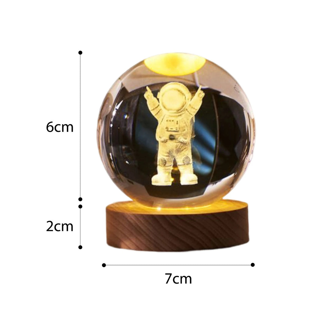 Doncavo™ Celestia Crystal Galaxy Night Light