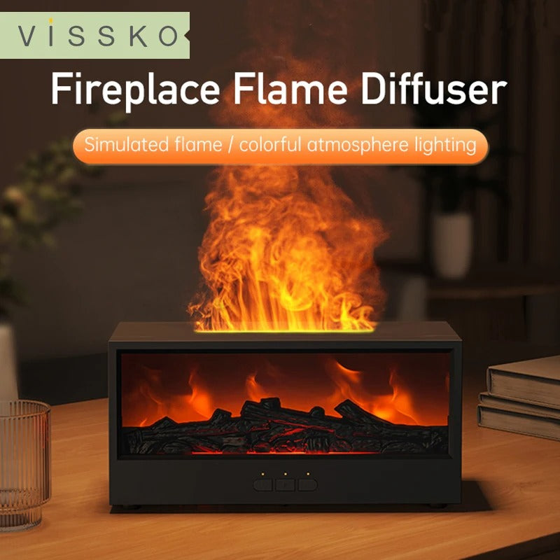 839.99 EmberGlow 3D Flame Aroma Diffuser