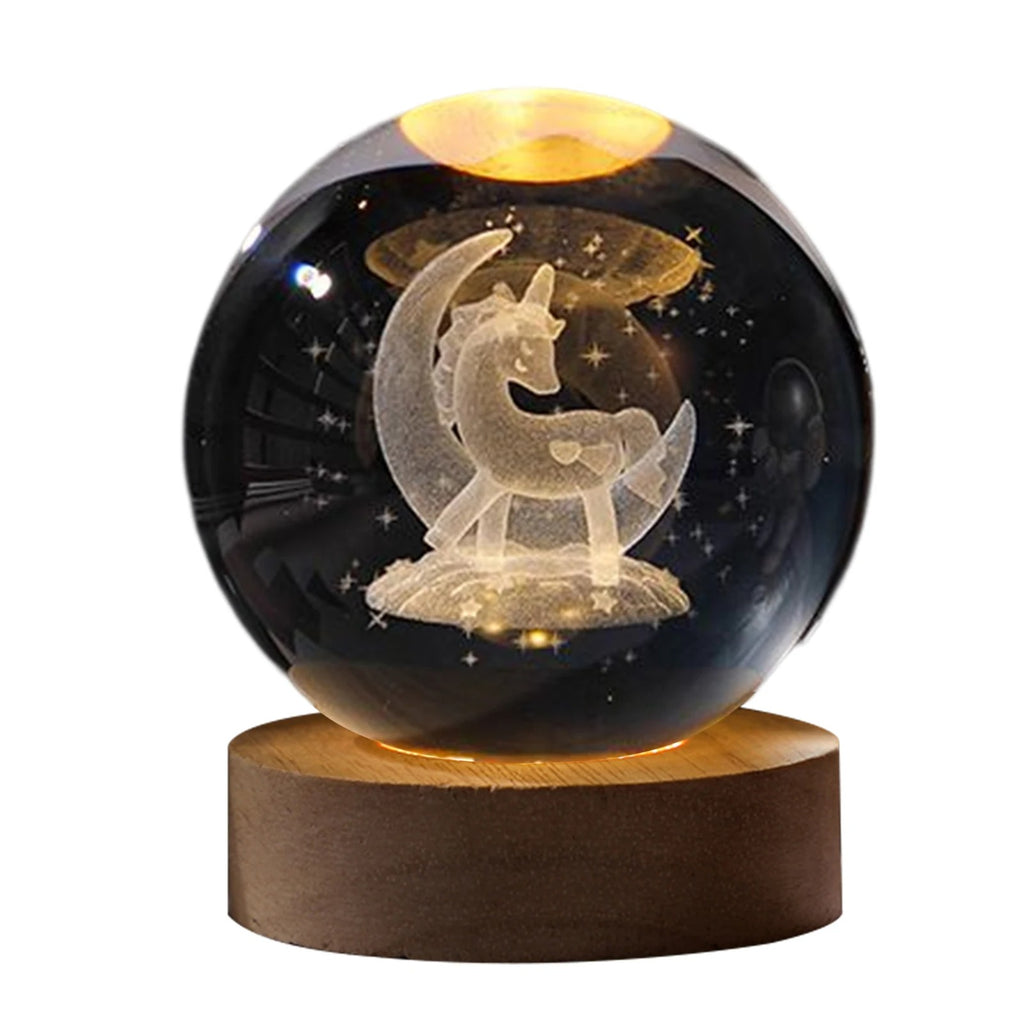 Doncavo™ Celestia Crystal Galaxy Night Light