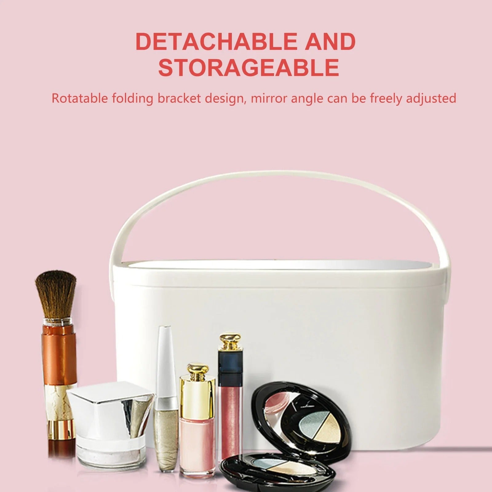 Doncavo™ GlowCase LED Makeup Organizer