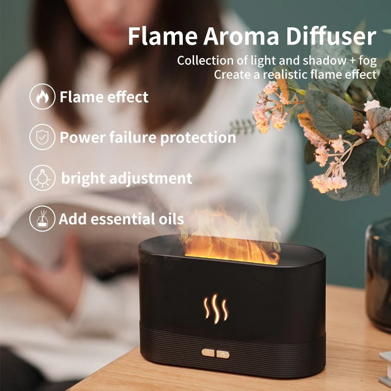 Doncavo™ EmberFlame Aroma Diffuser & Humidifier