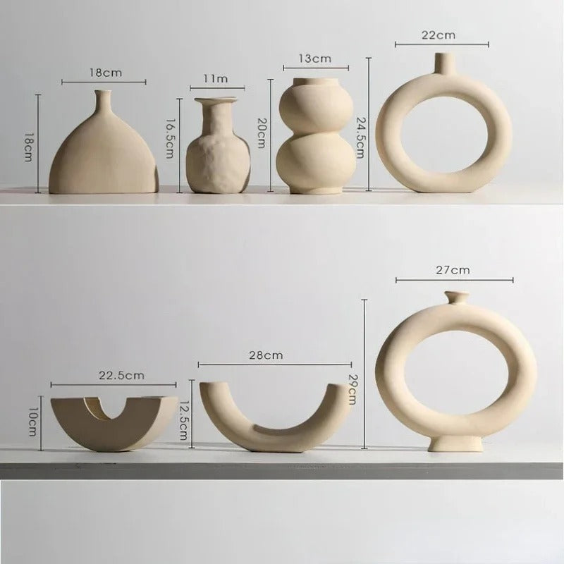 Doncavo™ Nordica Ceramic Art Vase