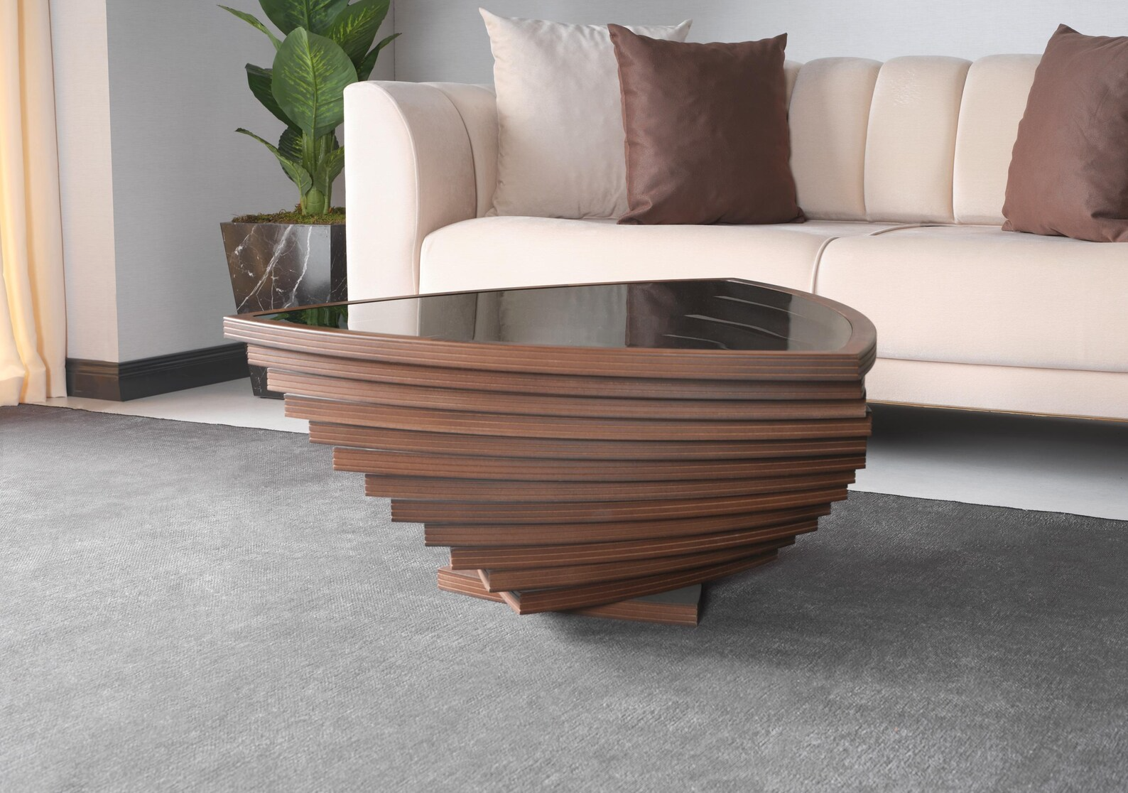 174.99 Natural Walnut Coffee Table