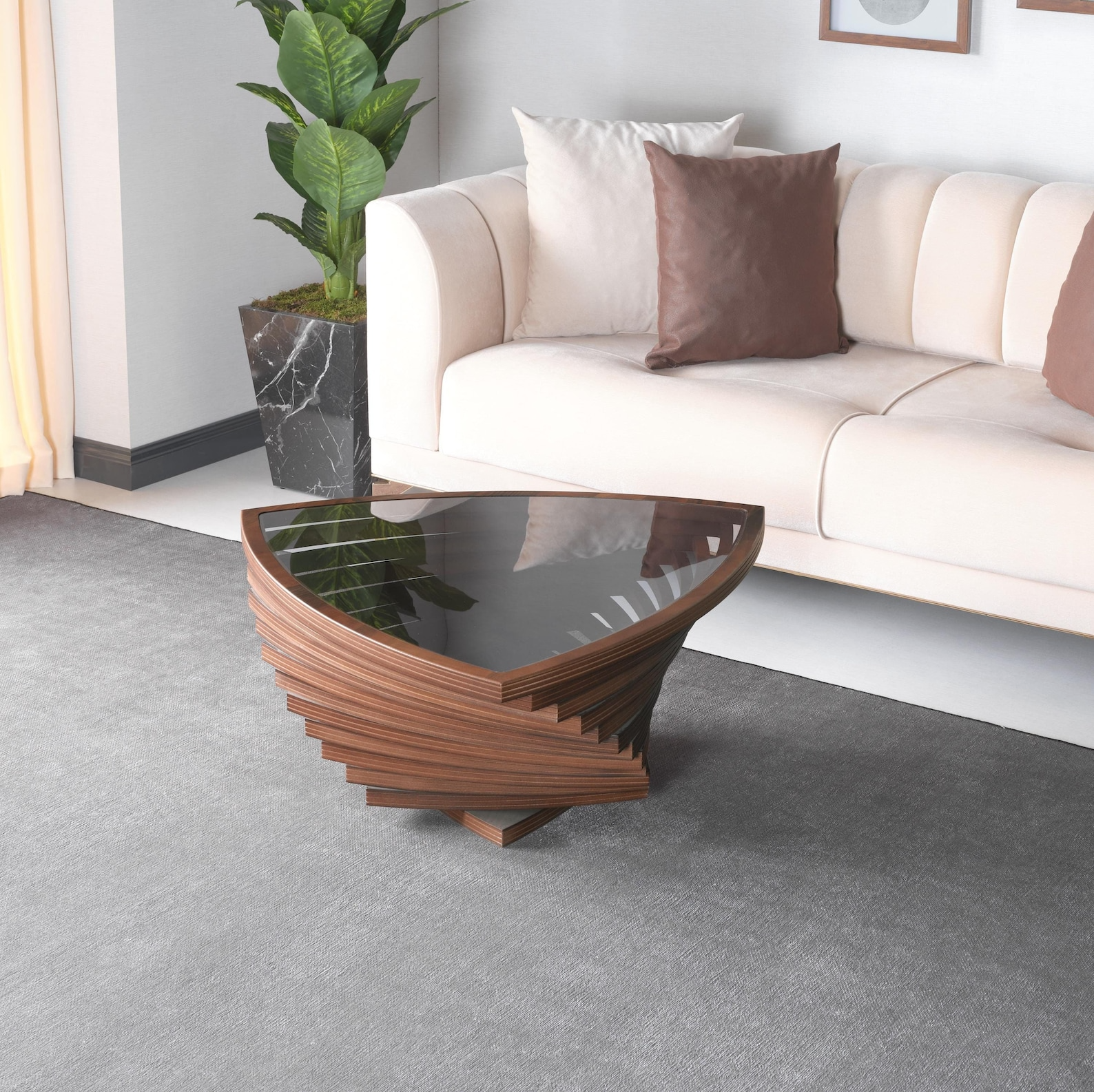 174.99 Natural Walnut Coffee Table
