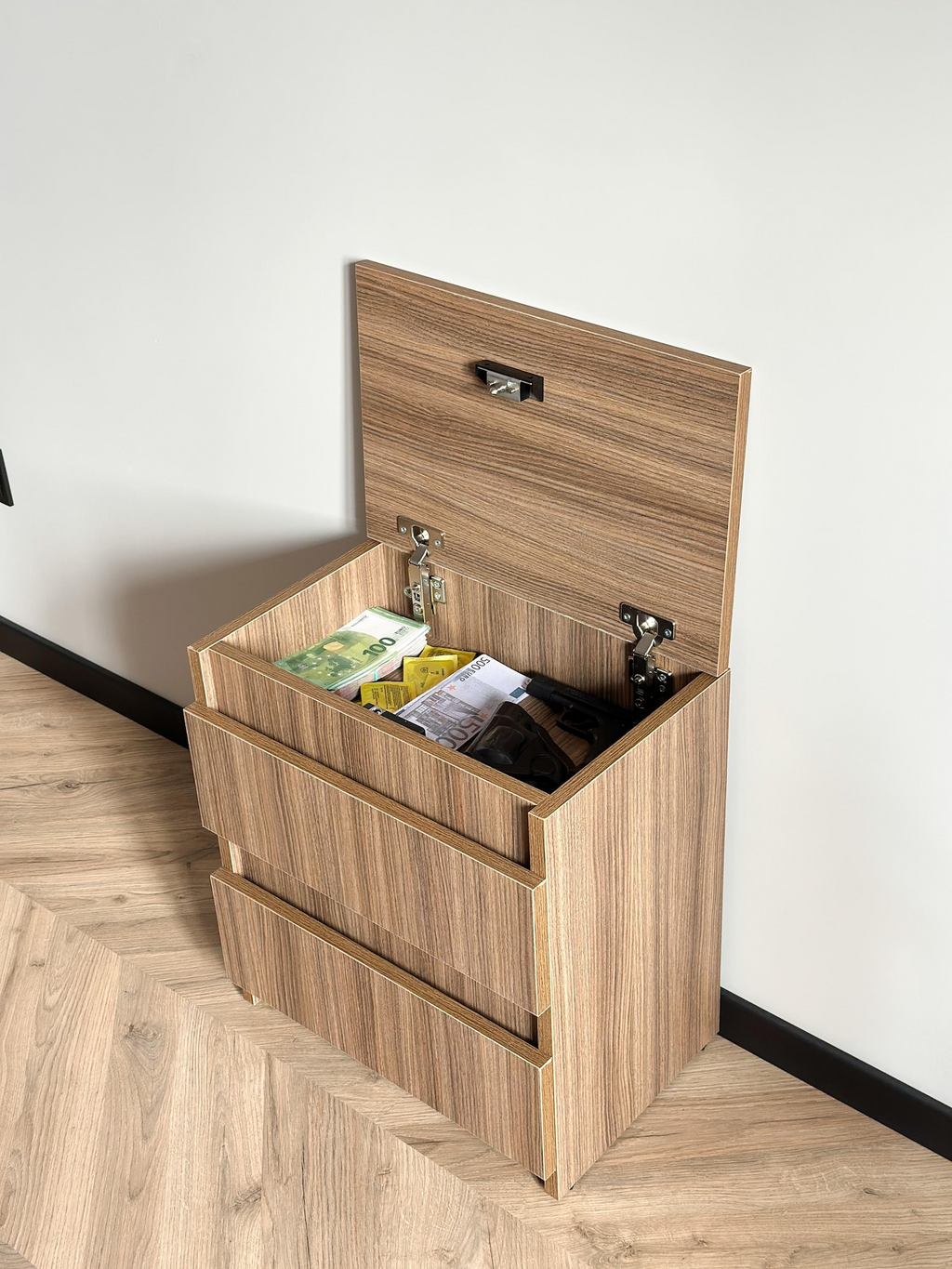 77.99 Bluetooth Smart Safe Nightstand