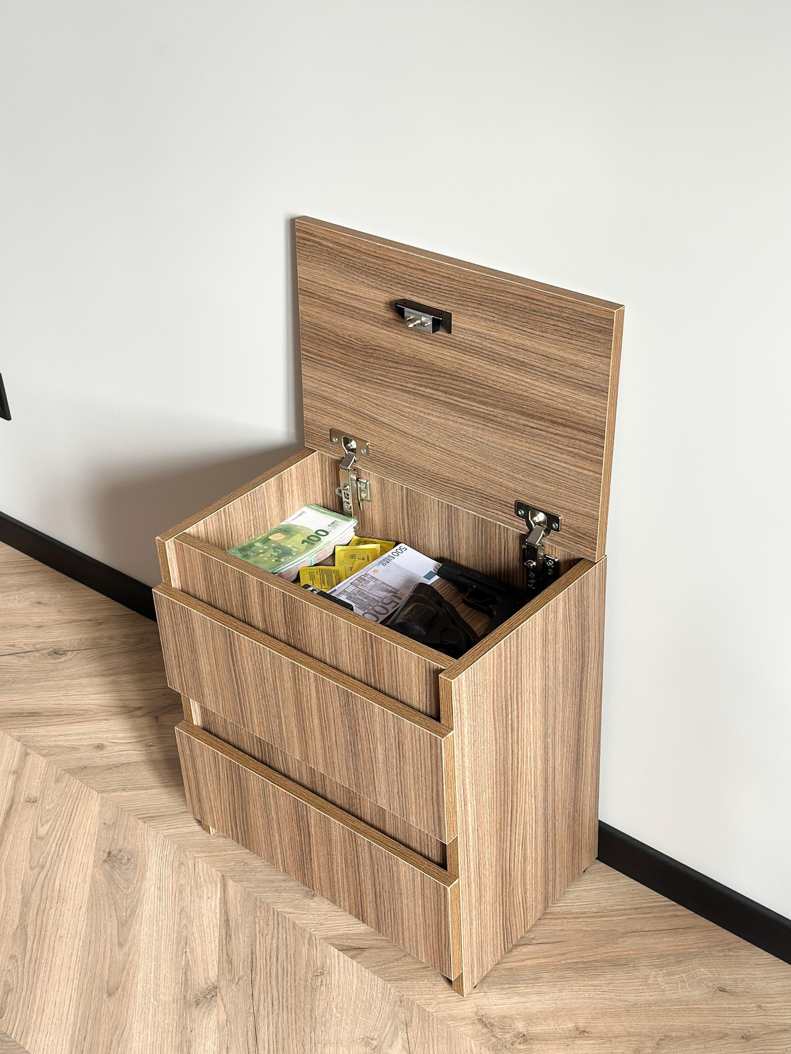 77.99 Bluetooth Smart Safe Nightstand