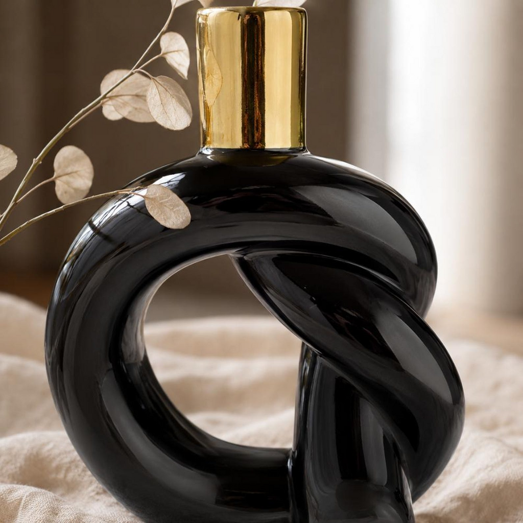 107.99 Ceramic Knot Vase