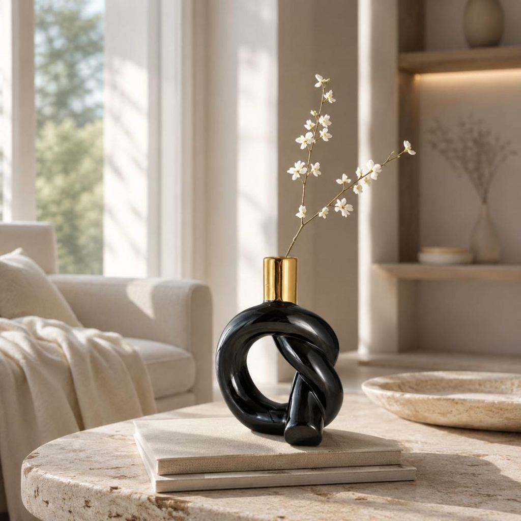 107.99 Ceramic Knot Vase