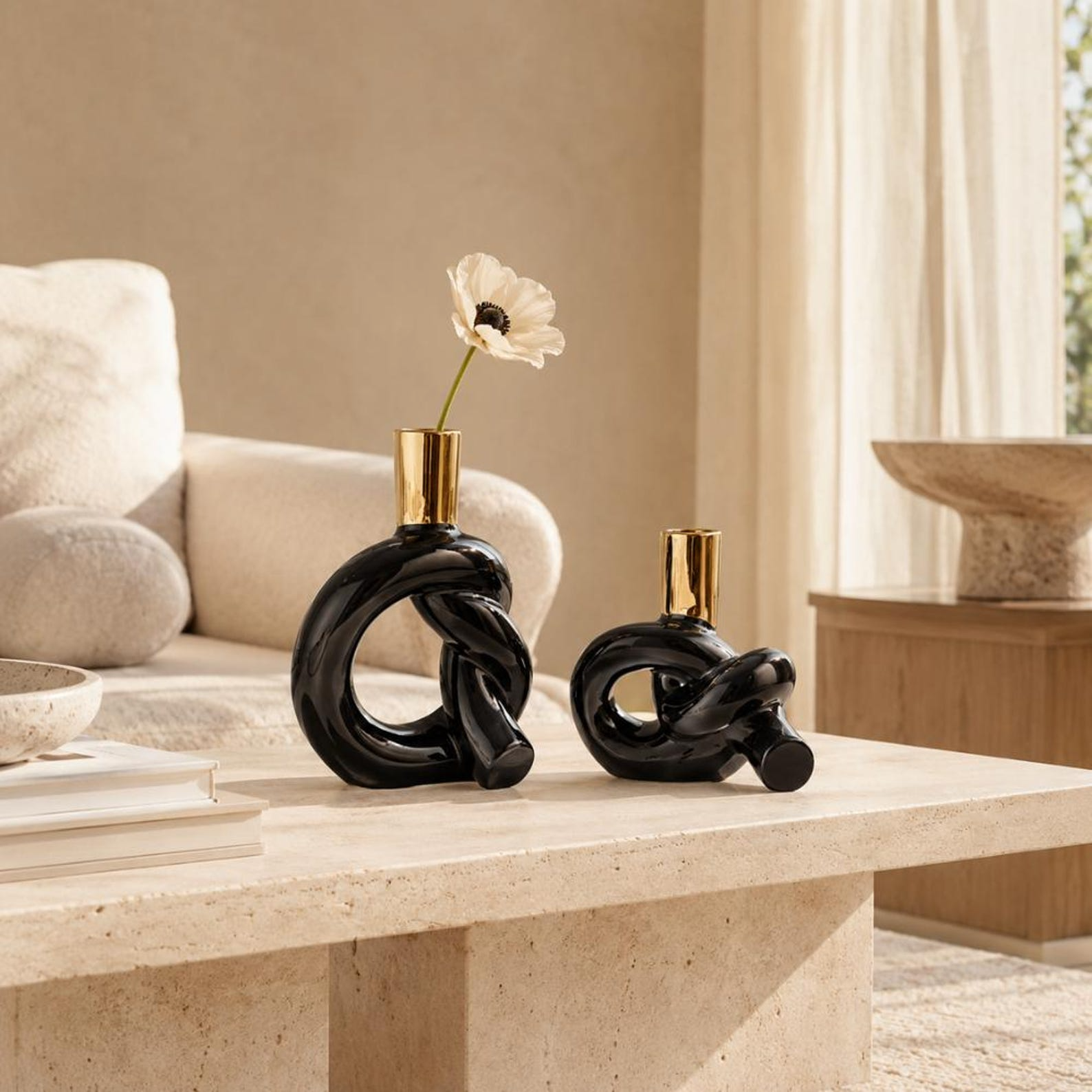 107.99 Ceramic Knot Vase