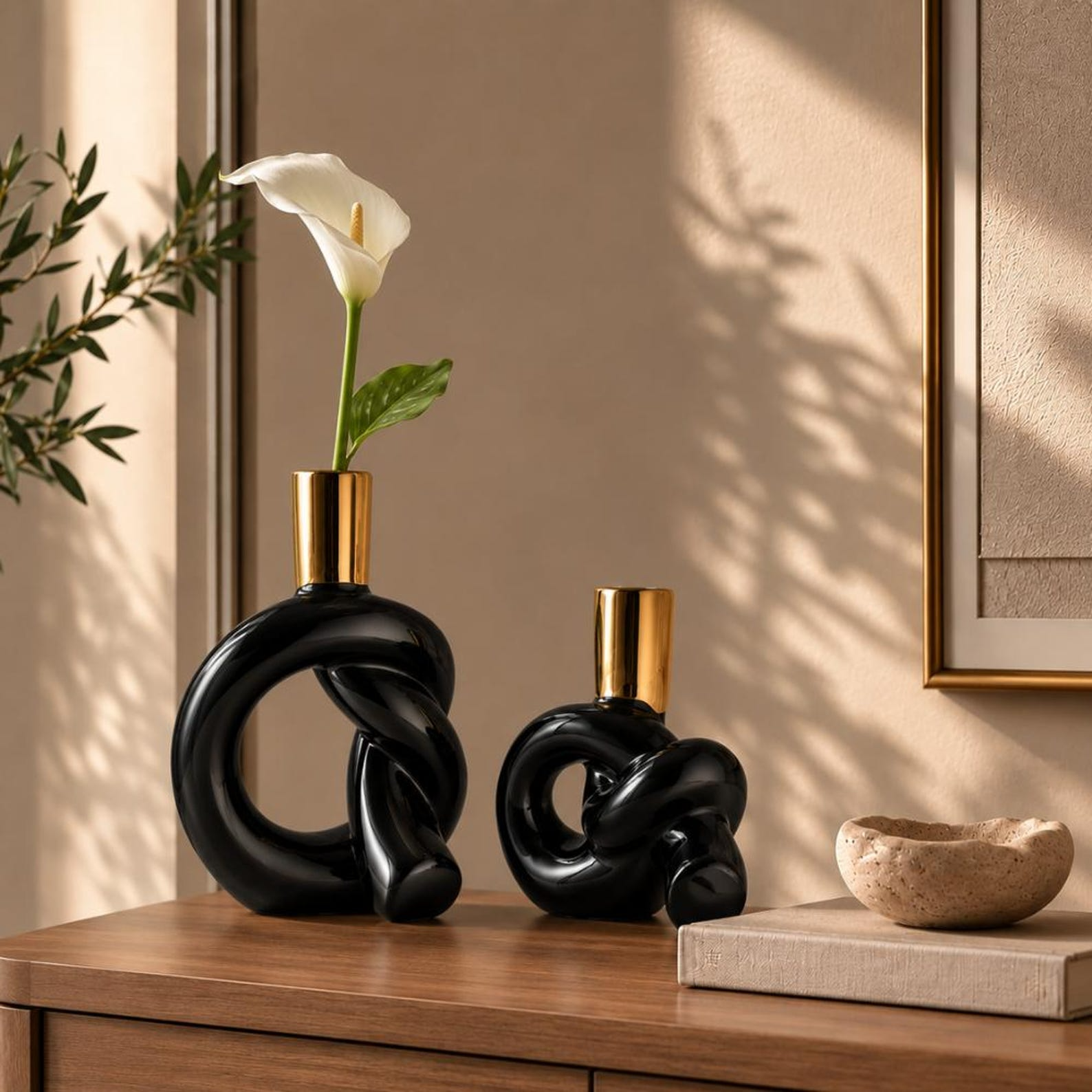 107.99 Ceramic Knot Vase
